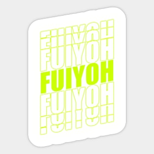 Fuiyoh Logo 2 - Awesome / Wow / OMG Sticker